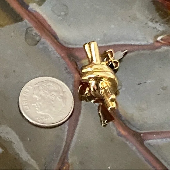 🌹HOST PICK🌹 NWT Madewell Knotted Medium Stud Earrings - Picture 9 of 10